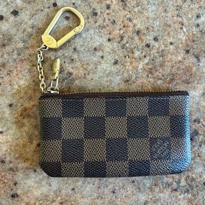 Used Louis Vuitton Key Pouch Damier Enene